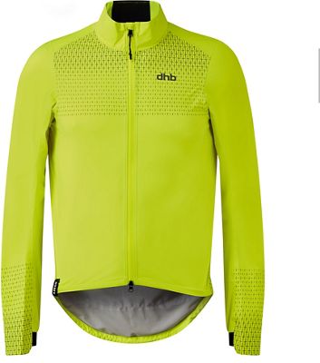 dhb Aeron Tempo FLT Waterproof Jacket - Fluro Yellow - S, Fluro Yellow